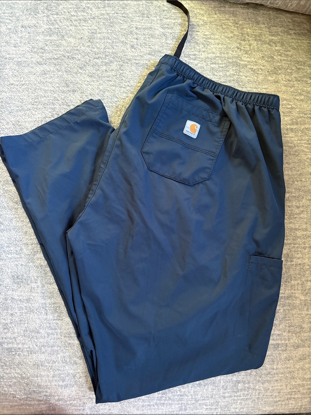 Carhartt Woman’s Navy Elastic-Waist Carhartt Force